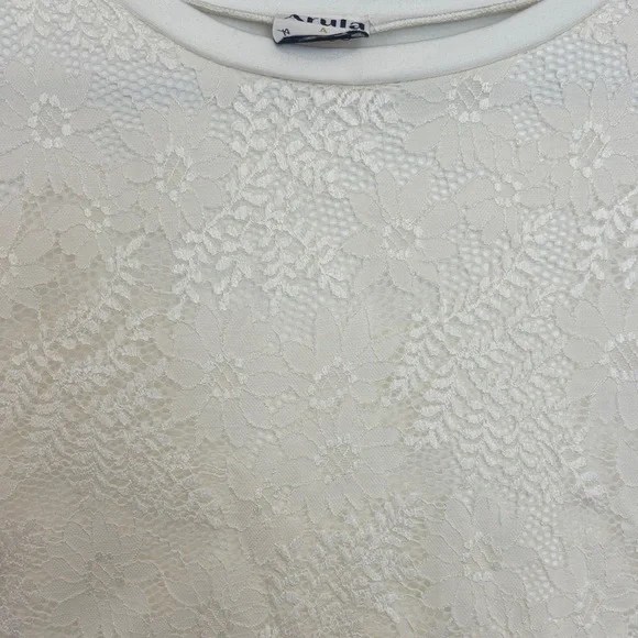 Arula Cream Lace Dress 1X - Picture 7 of 7